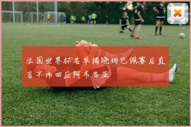 法国世界杯名单揭晓姆巴佩赛后直言不讳回应阿韦洛亚